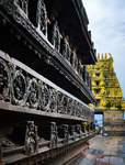 Chennakeshava temple, Beluru, carved side wall of the temple