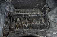 Ellora, Buddhist Architecture, Buddha and Bodhisattva Figures