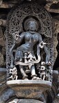 Chennakeshava temple, Beluru, Bracket figure, Shilabalike - Gana sundari - the singing beauty