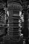 Chennakeshava temple, Beluru, Precision geometric designs on the lathe-turned columns , p41a