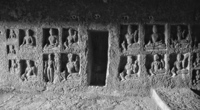 Ellora, Buddhist Architecture, Buddhist carvings on the wall