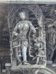 Chennakeshava temple, Beluru, Madanika - the dance teacher and the pupil