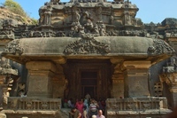 Ellora, Kailasanath Temple, Sculptures and other exquisite designs on the Mandapa