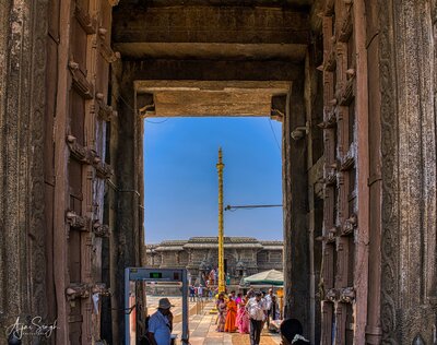  Chennakeshava temple, Beluru, Passageway through the Gopuram, p2