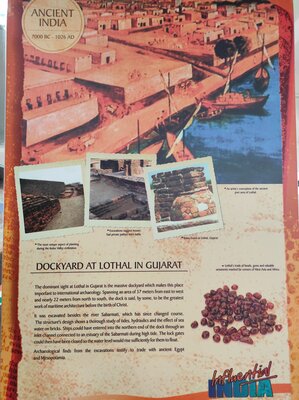 Dockyard at Lothal, Gujarat, Indus Valley Civilization 