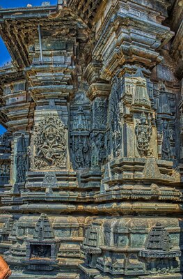 Chennakeshava temple, Beluru, Large reliefs on the external walls, p15