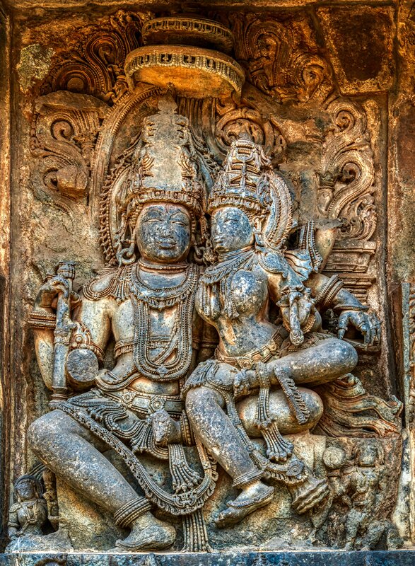 Shiva and Parvathi - 107
