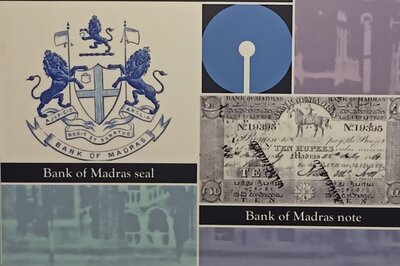 Bank of Madras - Seal and Note