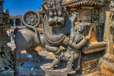 Chennakeshava temple, Beluru, The symbol or emblem of the Hoysala dynasty, p5