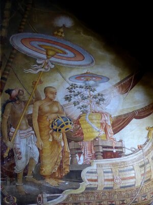 Sangamitta spread Buddhism in Sri Lanka