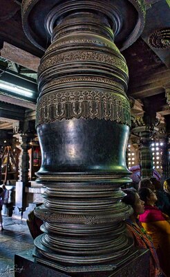 Chennakeshava temple, Beluru, Precision geometric designs on the lathe-turned columns , p42