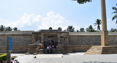 Keshava temple, Somanathapura, maha-dwara, the main door to the temple complex