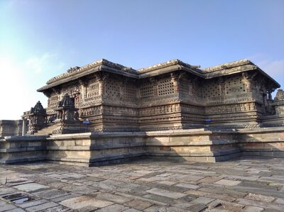 Chennakeshava temple, Beluru, star-shaped podium